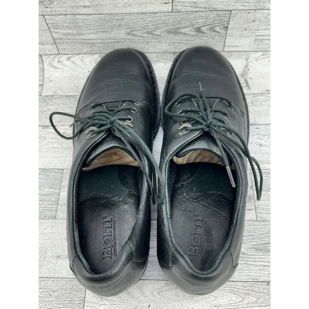 Born black leather